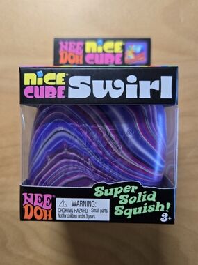 Needoh Nice Cube - Purple Swirl